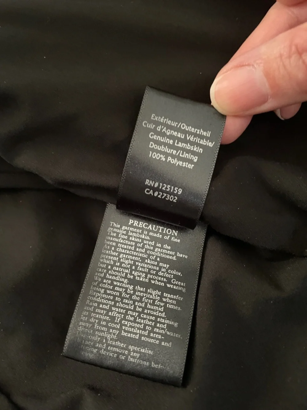 Mackage sleek black